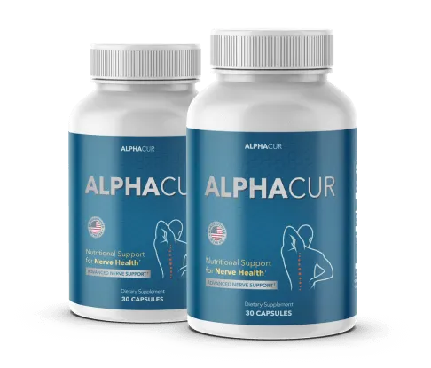 2 Bottles AlphaCur Neuropathy Relief